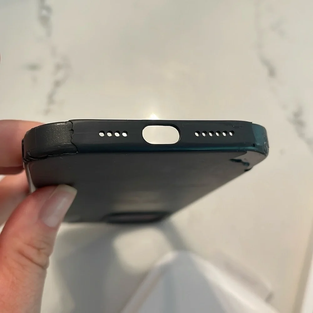 Black iPhone 12 Pro Max case
